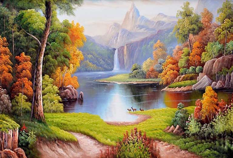 Tranh phong thuy Son thuy huu tinh