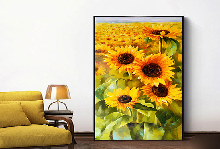 Tranh phong thuy hoa Huong Duong