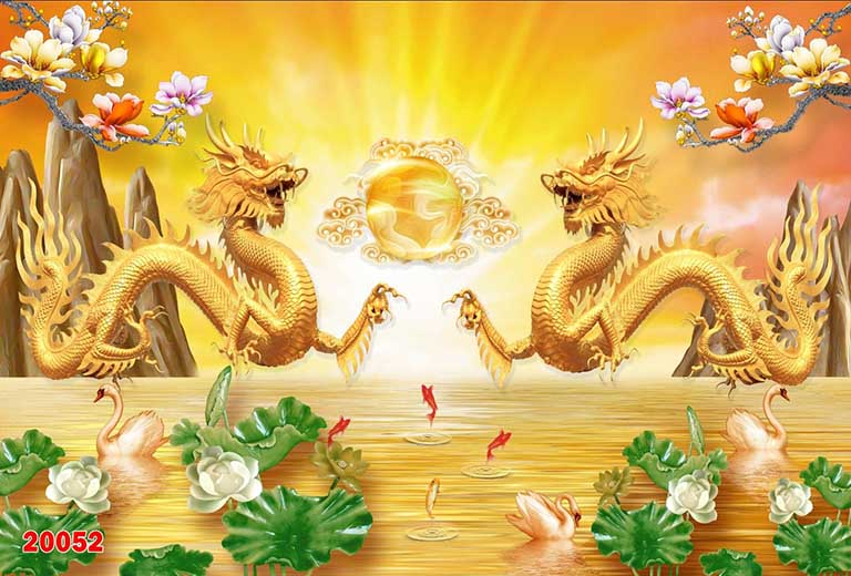 Tranh phong thuy Rong