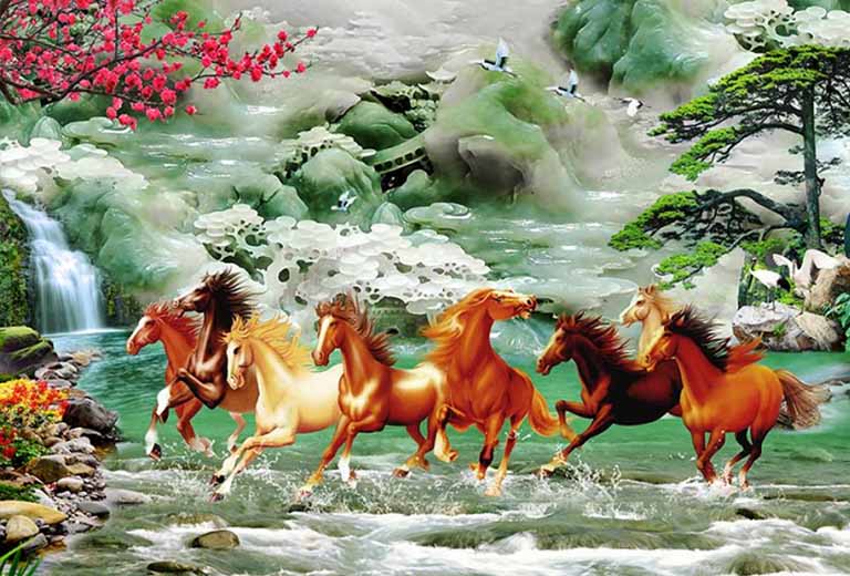 Tranh phong thuy ma dao thanh con