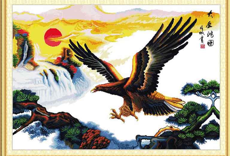 Tranh phong thuy dai bang tung canh