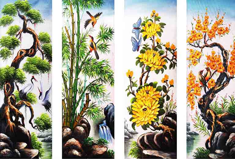 tranh phong thuy phong khach