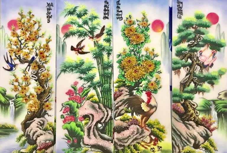 tranh tung cuc truc mai