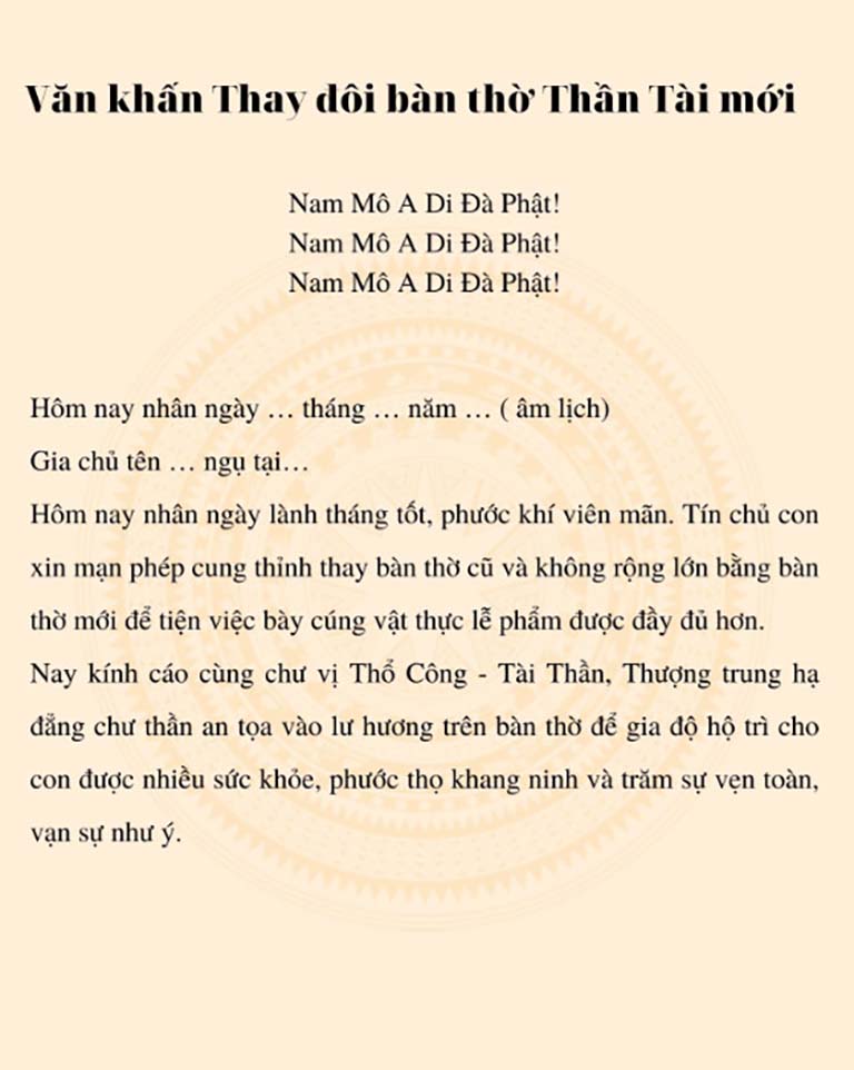 van khan thay doi ban tho than tai moi