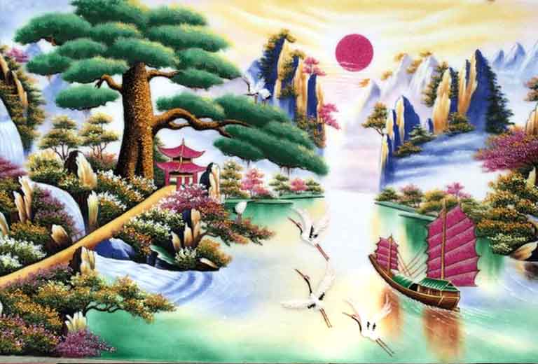 tranh da quy tan phu quy