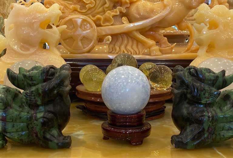 qua cau phong thuy aquamarine