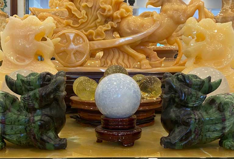 qua cau phong thuy aquamarine