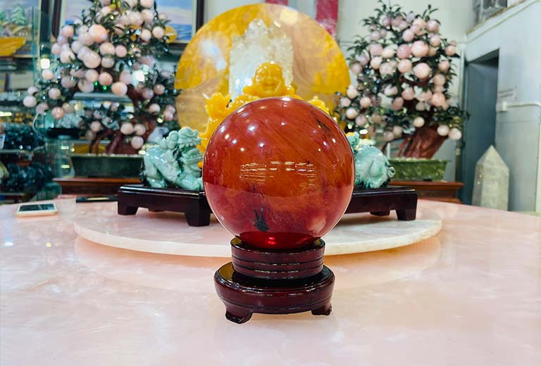 qua cau phong thuy nui lua do